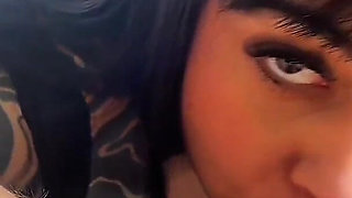 Please, Fuck My Throat - Sexy Brunette Latina Ready for Extreme Blowjob and Rimjob After First Casting in POV