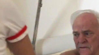 Patient Must Drink Piss from The Crushing Bowl