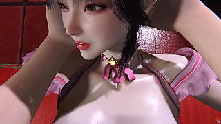 3D cute cosplay slut wearing hot lingerie got fucked so hard