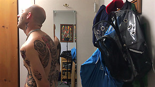 Face Tatted Masturbator