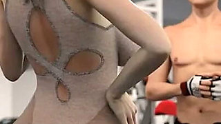 Area 69 - Gameplay - Roleplay - Wet Massage After Gym Workout - Pool Blowjob and Handjob