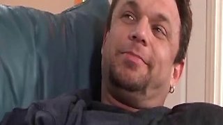 Blonde MILF Julie Night Stretched by Big Cock and Toy
