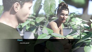 I hooked up with Violet while she was going down on Larissa in a ghostly fantasy