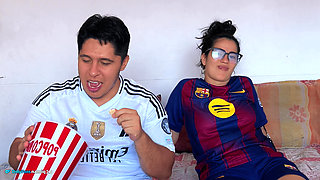 WE ENJOY SOCCER BEST WITH HARDCORE SEX AND CUM IN MY MOUTH