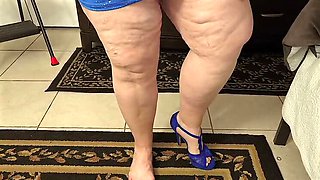 Big Fat Ass Hijab Woman in Dress & Heels Flashing Boobs and Wide Open Holes - Jamdown26 Compilation