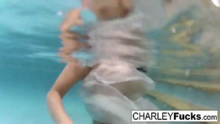 Charley Chase shows of her amazing tits