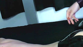 French Latex Mistress Pegging