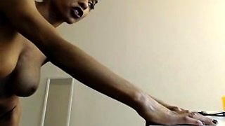 Hot Black Maid Does Some Webcam Black and Ebony