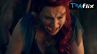 Lucy Lawless Funbags Sequence in Spartacus: Gods Of The Arena