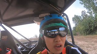 Off roading and Thai GF anal sex at home
