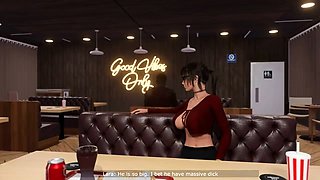 Foxy 3D Superwoman bounces up and down on a cock