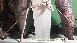 Unholy Crucifix Ballbusting