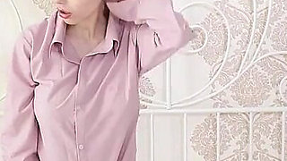 Mila Azul in a Sexy Nightshirt and Horny Thong