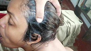 Found an Old Desi Woman Peeing Under Staircase a Nd Punished 3