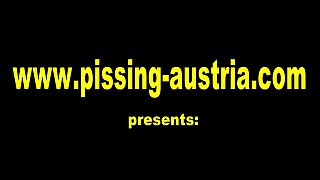 german mistress pee on mouth of fat slave