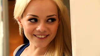 Blonde teen Vanessa Cage has hardcore sex in her bedroom