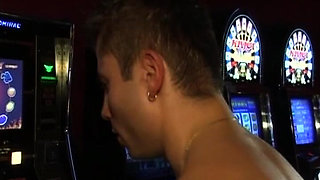 Threesome & Foursome Horny Blondes in Raw Group Action