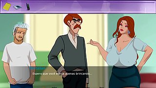 Big ass milf, cheating wife hentai, cock rubbing pussy