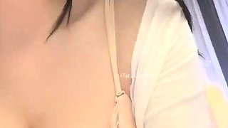 Awesome Teen With Big Boobs Dildo Masturbation