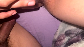 Real couple late night mutual cum session