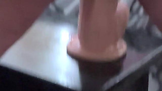 Kerrieanna Riding the Monster Dildo