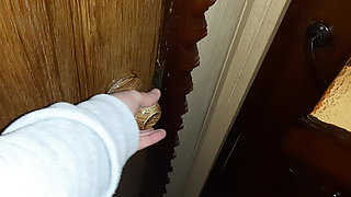 I Fucked My Slender Wife Without Waiting for Her to Come Out of the Toilet