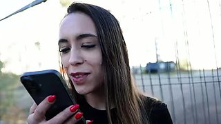 GERMAN SCOUT - Latina Teen Priscila Belini with perfect Tits
