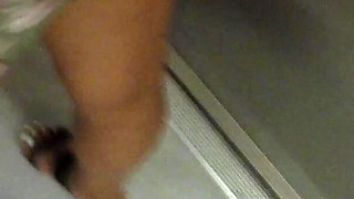 Hot MILF Stranger Grabs & Rubs My Hard Dick Through Shorts on Crowded Train