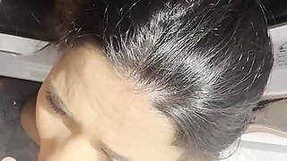 POV car sex: fucking my best friend in his car while his