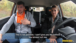 Fake Driving School - Suck a Cock Live Tictok Challenge