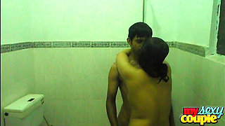 Desi Couple Making Love While Taking Early Morning Shower