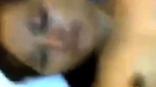 Indian Girl's Expression of Pleasure