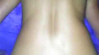 MILF Candi Annie Fucks and Swallows Cum in Hot Tub Romp - POV Video