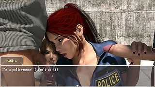 Wild 3D hentai with anal action and big titties in group splashes