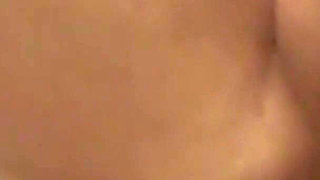 Busty Brunette Films Herself - Fingering in the Bathroom Mirror