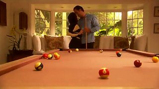 After Losing A Game Of Pool, She Gives Her Ass To Her Husband! - Dominica Leoni, Carmen Luvana And Evan Stone
