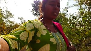 Desi Bhabhi Picks Karvand Fruits in Forest & Sells in City - Hindi Audio Hardcore