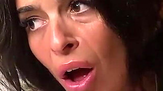 Latina Tied up Really Tight and Drooling with a Huge Ballgag (smaller Size)