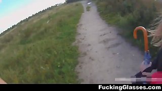 Fucking glasses - beach and mall casual xxx