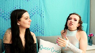QueerCrush interview with Hazel Paige and Lily Thot