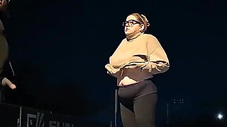 Thick BBW Wife Public Sex on a Chilly Morning! Badblondiemonroe