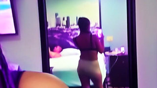 Sexy Ass Latina Smoking Break During Friday Fuck Festival