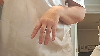 seducing in the kitchen on camera