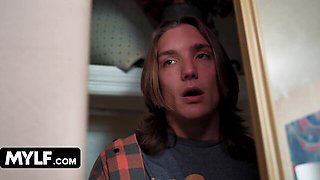 Rocking Josh Rivers and Aderes Quin - school (18+) dirt - MYLF