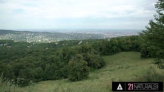 Twenty-one naturals - Curly Haired babe takes an assfucking railing by Big Cocked bf