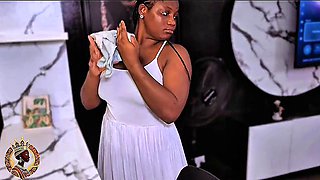 Africankween Maid Rides Boss BBC