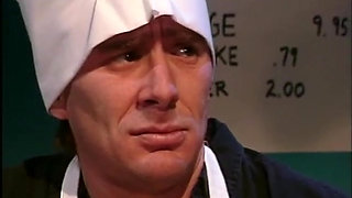 Fucking licking in the pizza shop