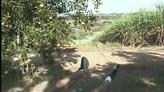 Throbbing Cock Deepthroat Outdoors - Bulging Throat and Ass Licking Frenzy