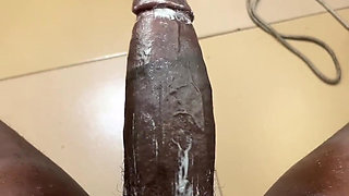 Horny African Thick Dick Breeding and Creampie Sextoy Part 2
