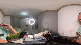 Seamstress Gets Excited by Client in Underwear